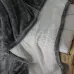 Mikroplyšová deka s beránkem č.61 - tmavě šedá