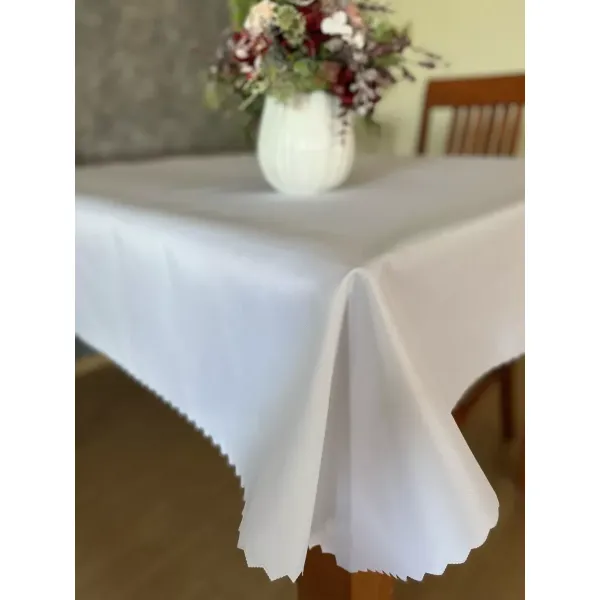 Ubrus teflon UNI bílý hladký