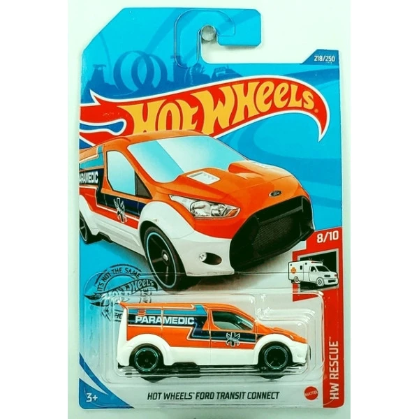 Hot Wheels angličák Ford Transit Connect, HW Rescue 8/10
