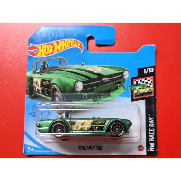 Hot Wheels angličák Triumph TR6, HW Race Day 1/10