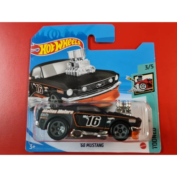 Hot Wheels angličák '68 Mustang, Tooned 3/5