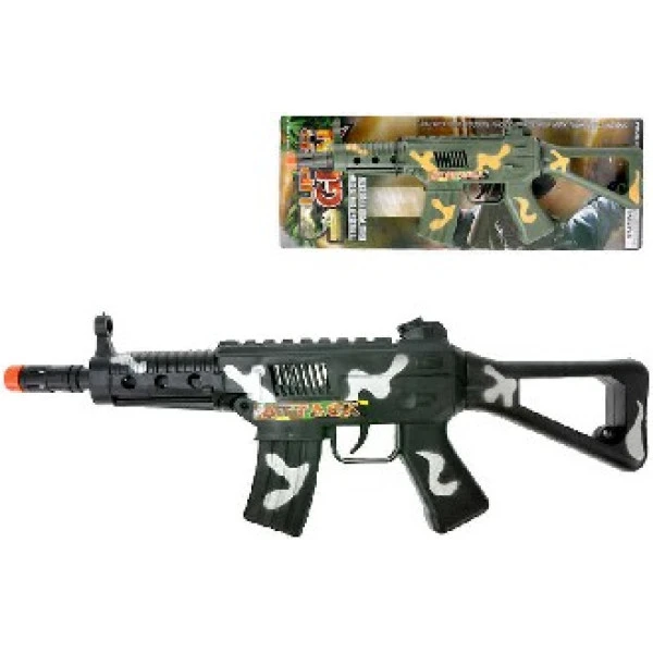 Samopal dětský 40 cm na setrvačník 2 barvy