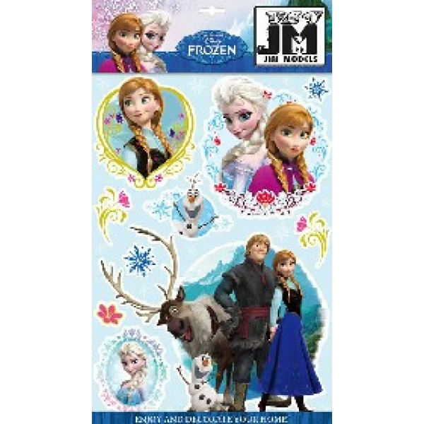 JIRI MODELS 3D Samolepky na zeď FROZEN (Ledové Království)