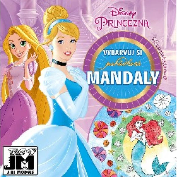 JIRI MODELS Omalovánky Vybarvuj si mandaly Disney Princezny