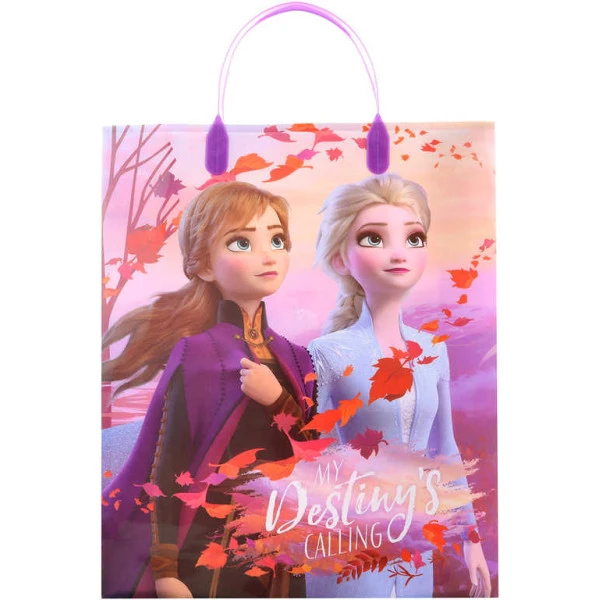 Taška dárková Frozen 2 (Ledové Království) 27x32x10cm plast