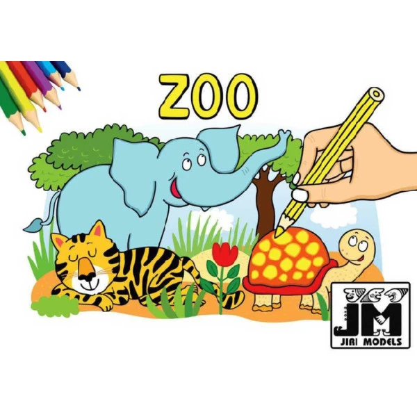 JIRI MODELS Omalovánky A5 ZOO