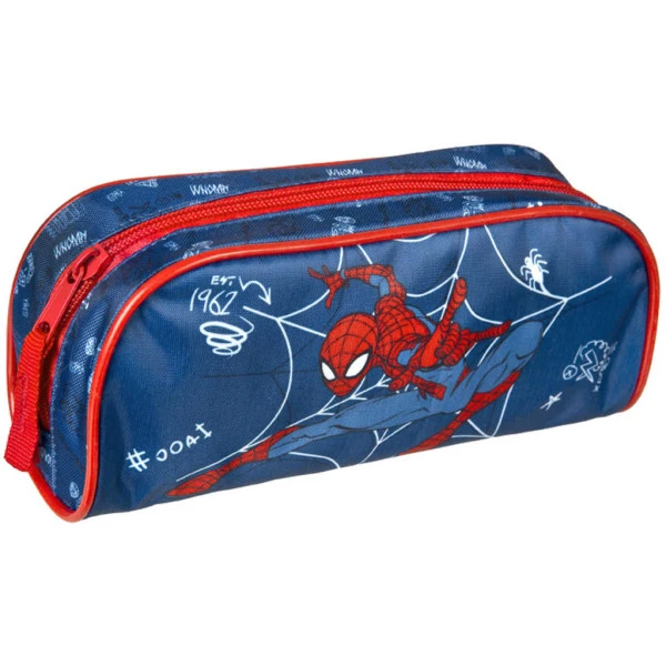 Školní penál 22x9cm pouzdro na zip Spiderman Školní penál 22x9cm pouzdro na zip Spiderman
