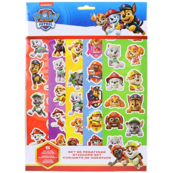 Samolepky Tlapková Patrola (Paw Patrol) set 5 archů