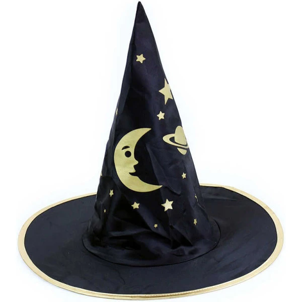 KARNEVAL Klobouk čarodějnický černý Halloween *KARNEVALOVÝ DOPLN