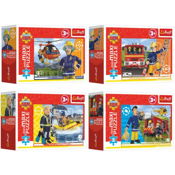 TREFL PUZZLE MiniMaxi Hrdinský Požárník Sam 22x16cm 20 dílků 4 d