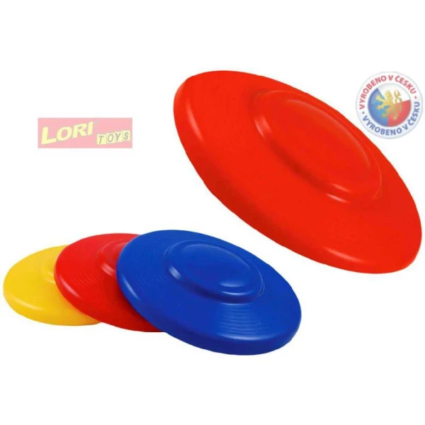 LORI 206 Baby létající talíř 23cm barevný disk UFO 3 barvy