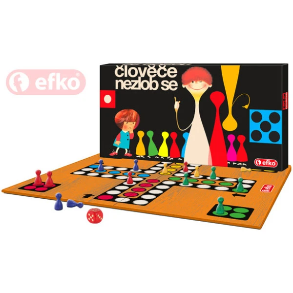 EFKO Hra Člověče nezlob se! Retro původní grafika *SPOLEČENSKÉ H