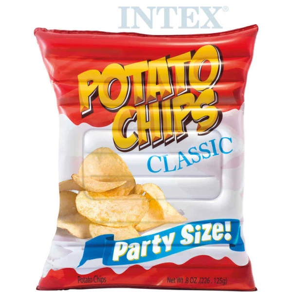 INTEX Lehátko sáček s chipsy 178cm nafukovací matrace na vodu 58