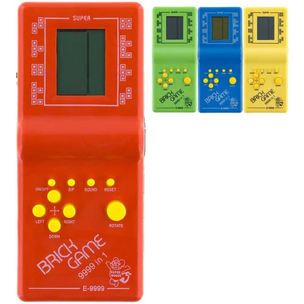 Retro hra postřehová elektronická konzole Kvadrix na baterie Tet