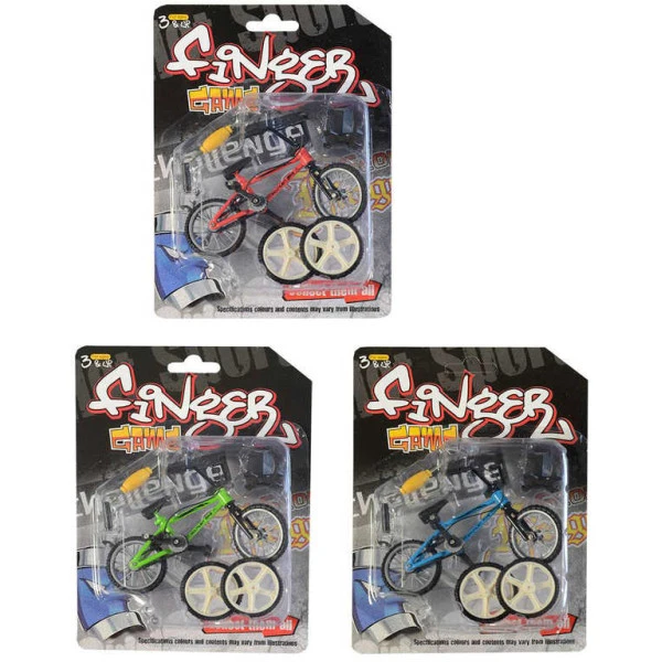 Fingerbike BMX kolo prstové + náhradní kola s doplňky různé barv