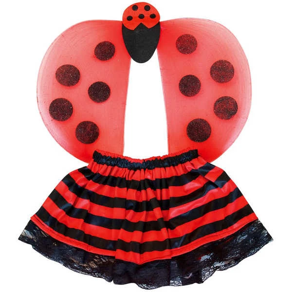 KARNEVAL Sestava Beruška vel.XS (92-104 cm) *KARNEVALOVÝ DOPLNĚK