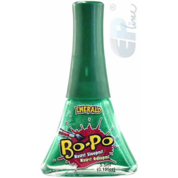 EP line BO-PO Lak na nehty dětský zelený slupovací Emerald 5,5ml