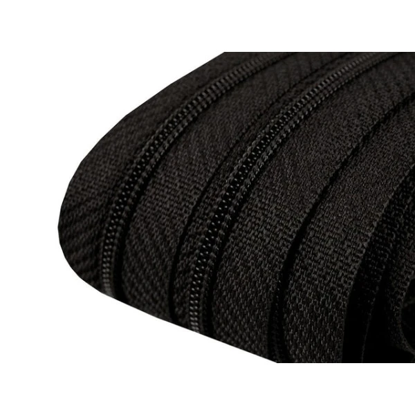 Zip spirálový v metráži 3mm - černá