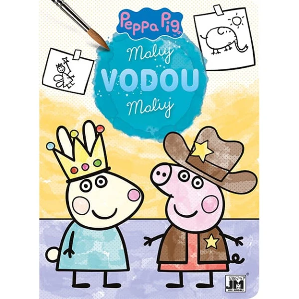 JIRI MODELS Maluj vodou B5 Prasátko Peppa var.1