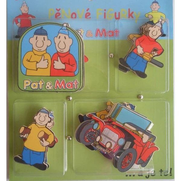 Set MINI pěnových figurek PAT A MAT 24 ks