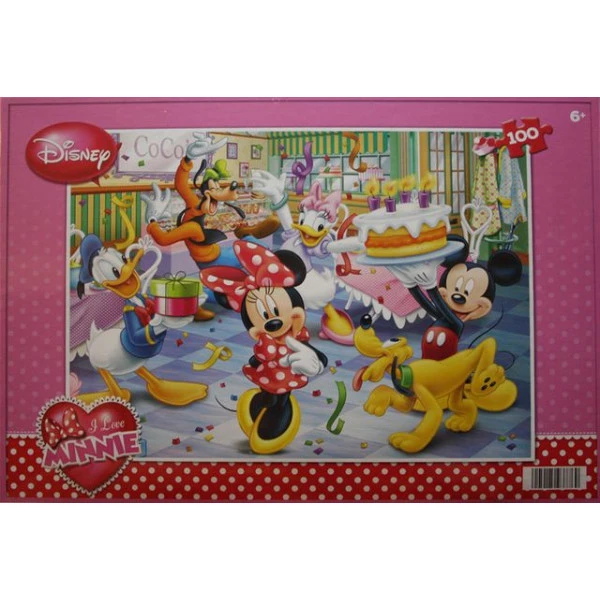Puzzle Minnie 100 dílků - SPECIÁLNÍ EDICE pro děti