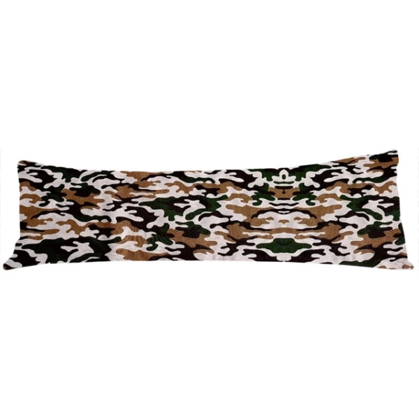 Povlak na dlouhý polštář 55x180cm - Maskáč bílý