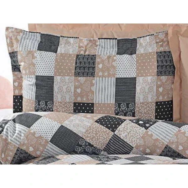 Povlak na polštář Patchwork béžový