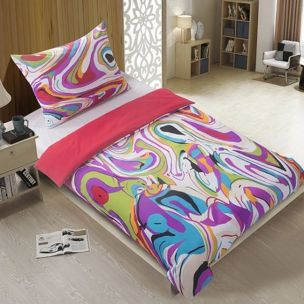Ložní povlečení z mikrovlákna 140x200, 70x90 - Olejové barvy