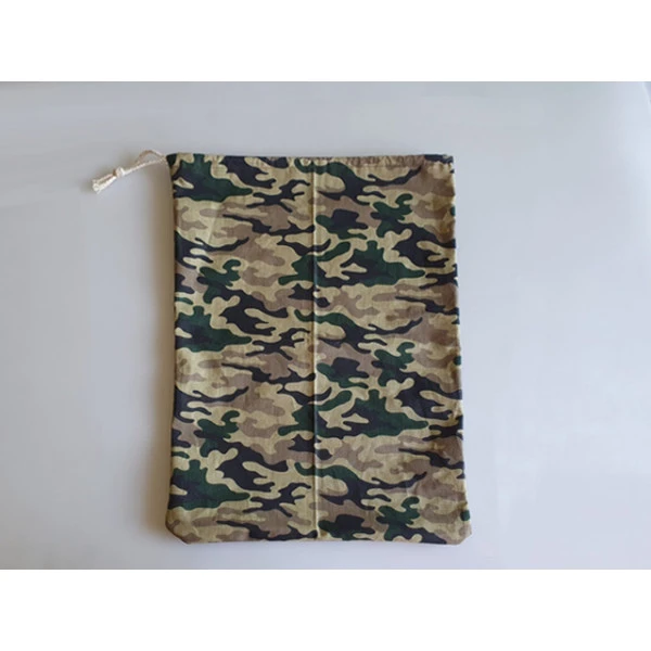 Bavlněný pytlík - Maskáčový vzor, khaki