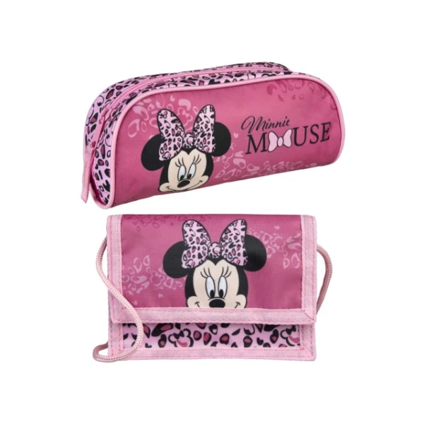 Sada školní penál a peněženka myška Minnie Mouse