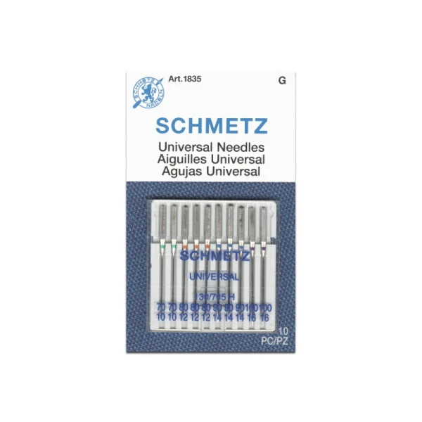 Univerzální jehly SCHMETZ 130/705 H sdružené 70-100 (10ks)