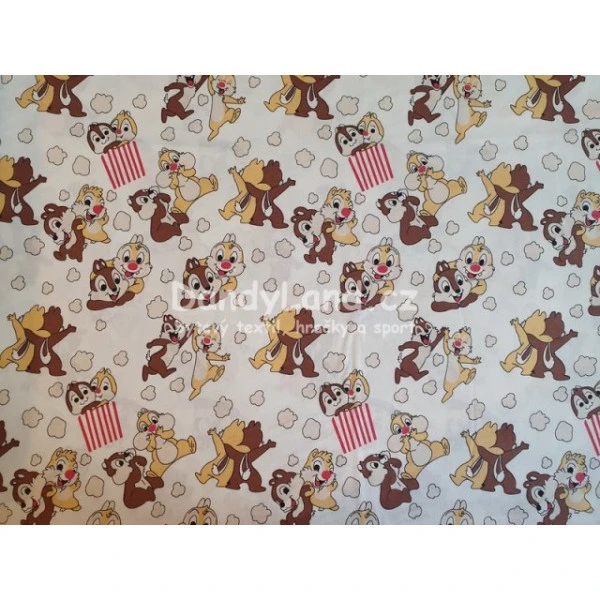 Dětský polštářek Rychlá rota Chip a Dale 25x25cm