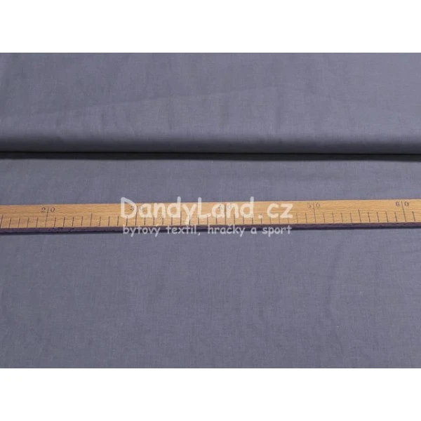 Bavlněná látka metráž šíře 240 cm - šedomodrá