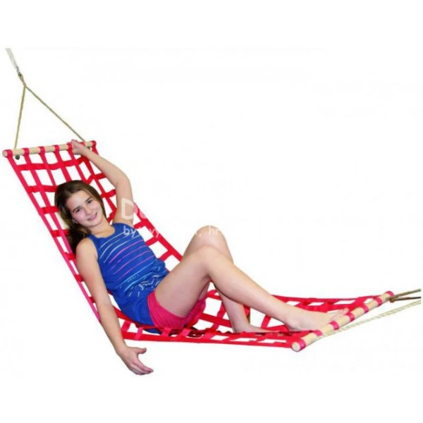 WOODY Síť houpací červená