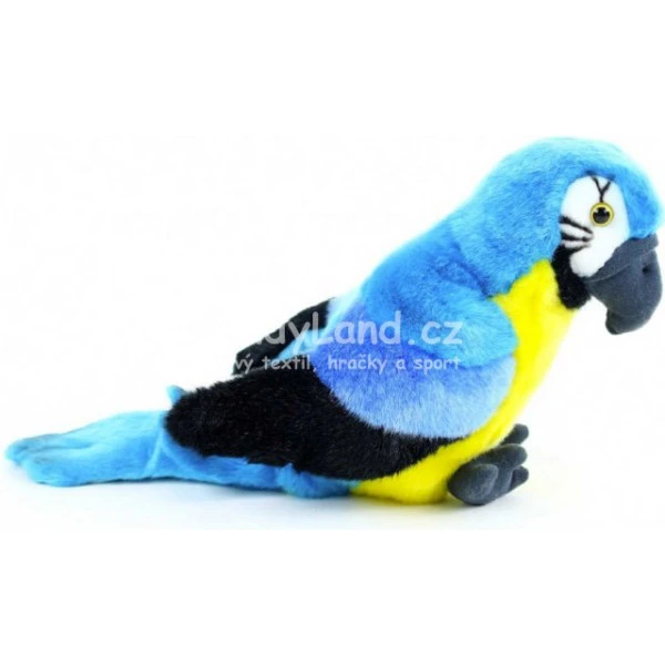 PLYŠ Papoušek ara 25cm pták sedící *PLYŠOVÉ HRAČKY*