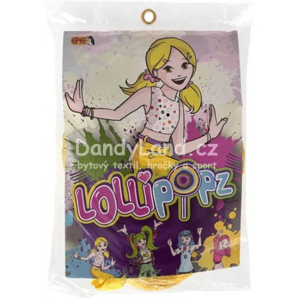 KARNEVAL paruka dětská Lollipopz Annie žlutá umělé vlasy