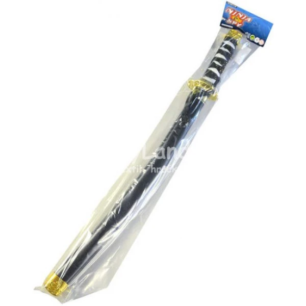 Meč dětský Ninja samurajský 62cm 2 barvy v sáčku plast