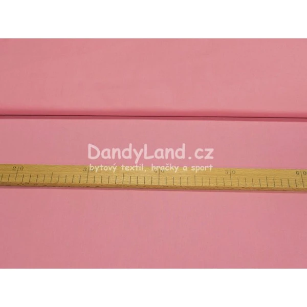 Bavlněná látka metráž šíře 240 cm - starorůžová