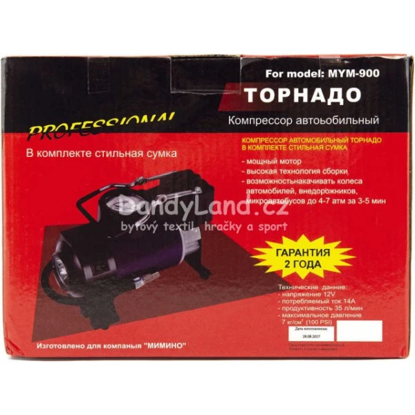 Vzduchový kompresor 150 PSI set s koncovkami a adaptérem v krabi