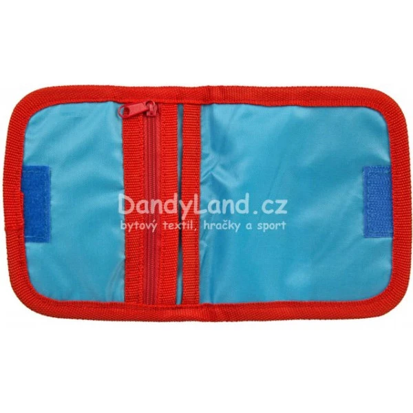 Peněženka dětská Super Mario 12x14cm na suchý zip překlápěcí