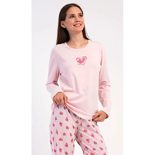 Dámské pyžamo dlouhé Heart