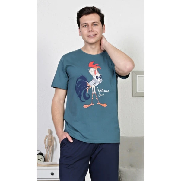 Pánské pyžamo kapri Kohout Pánské pyžamo kapri Kohout