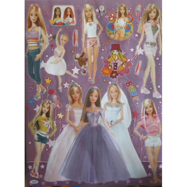 Samolepící obrázky Barbie