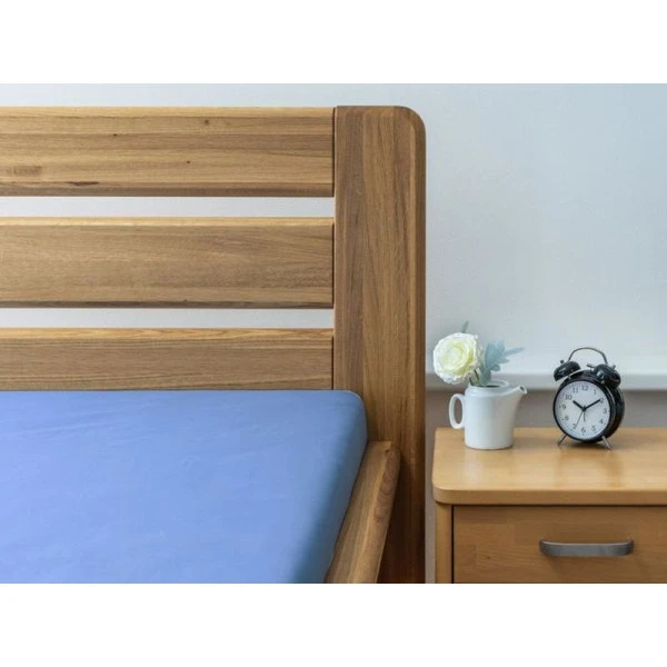 Plátěné prostěradlo s gumou LUX - modré Plátěné prostěradlo s gumou LUX - modré